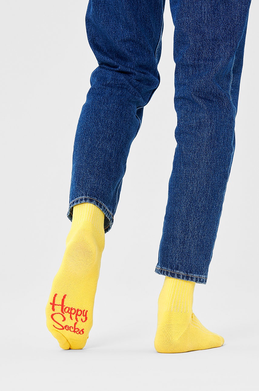 

Чорапи Happy Socks в жълто, Жълт