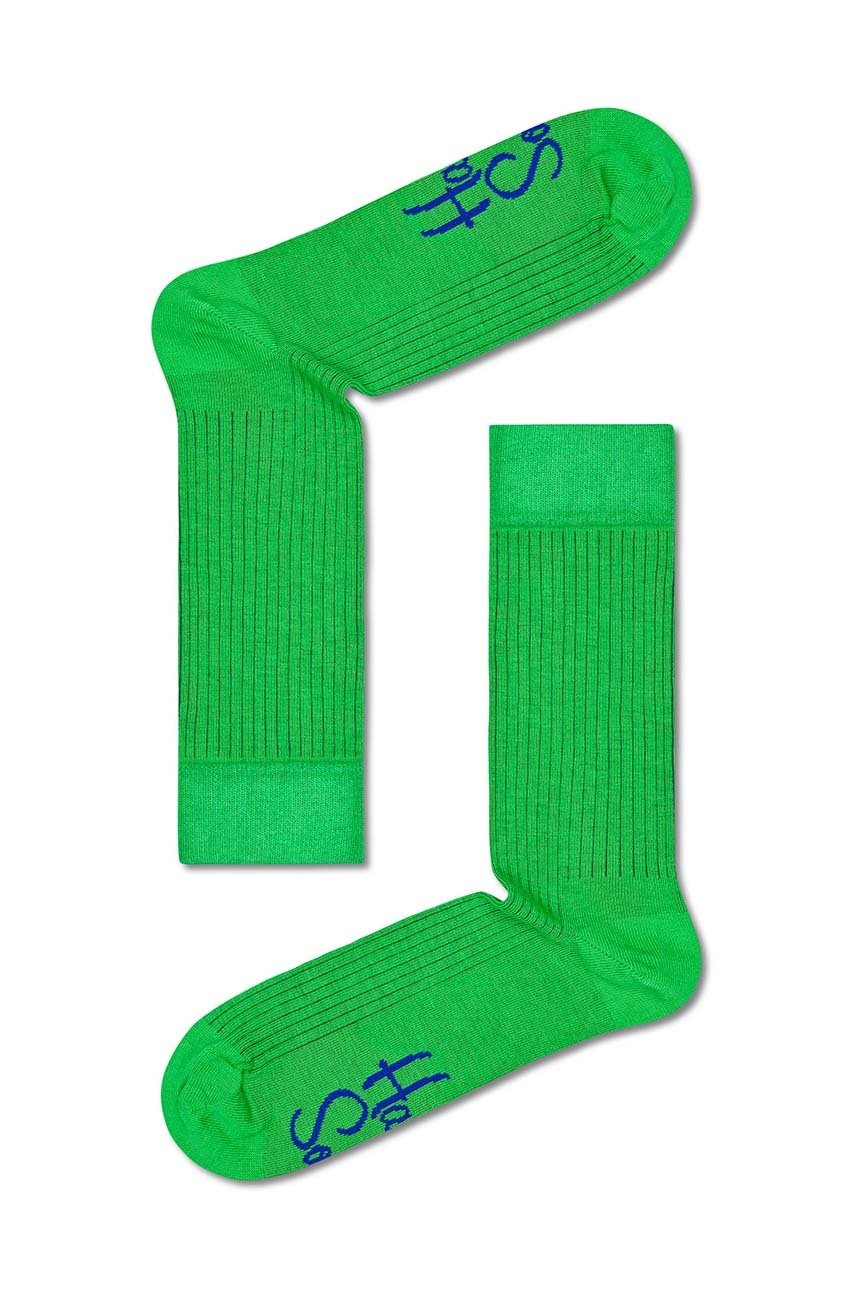 

Чорапи Happy Socks в зелено, Зелен