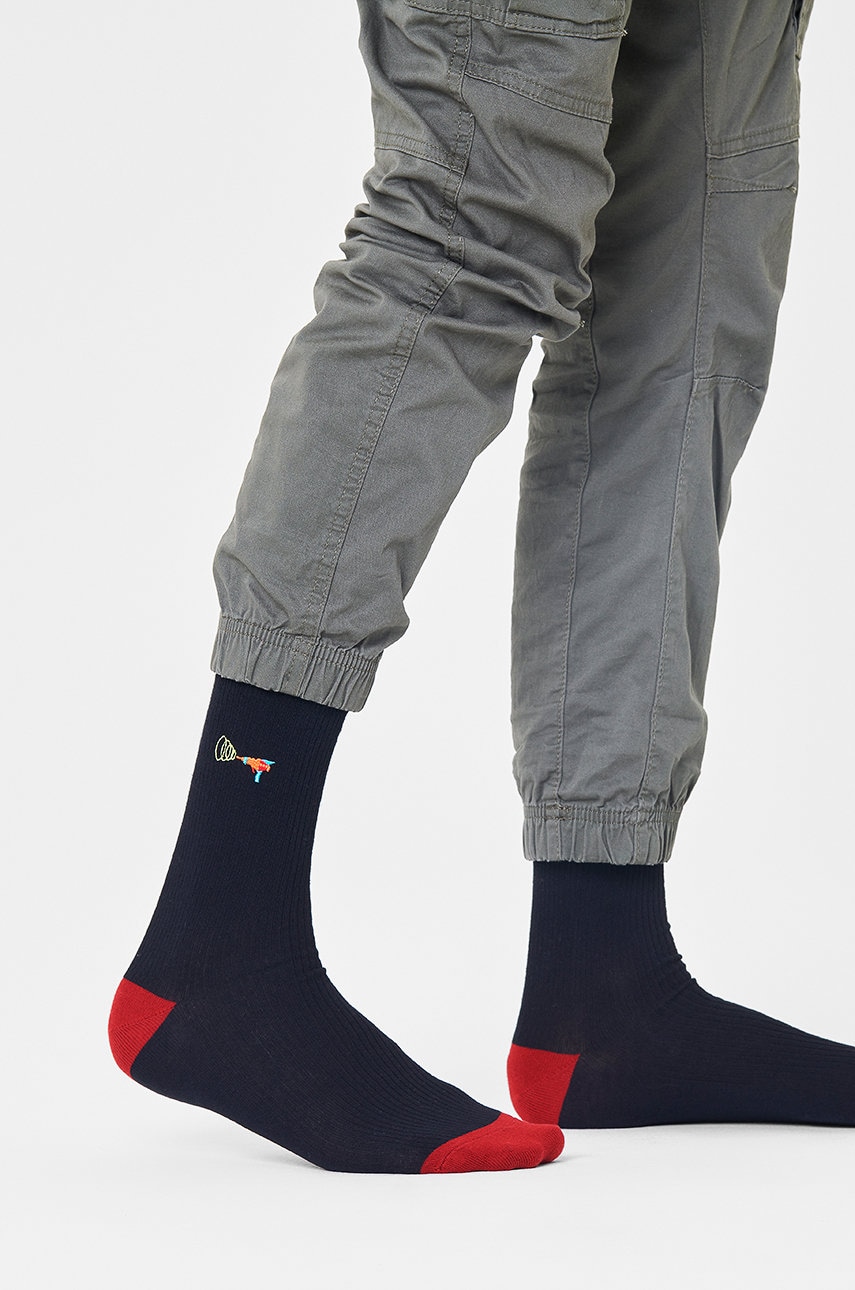 Happy socks sosete barbati, culoarea negru