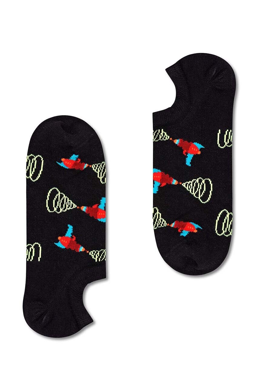 

Носки Happy Socks Lazer Quest No Show Sock цвет чёрный