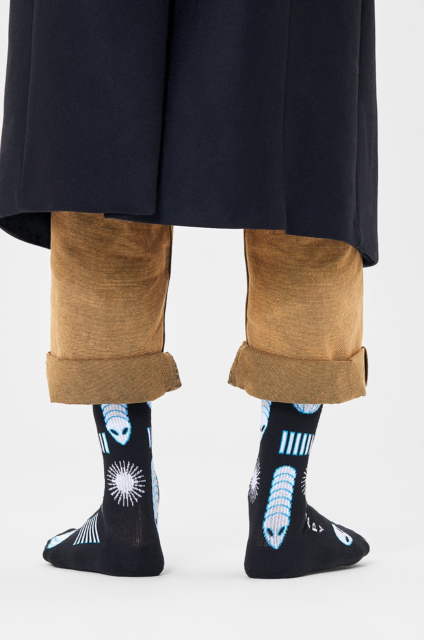 

Чорапи Happy Socks в черно, Черен
