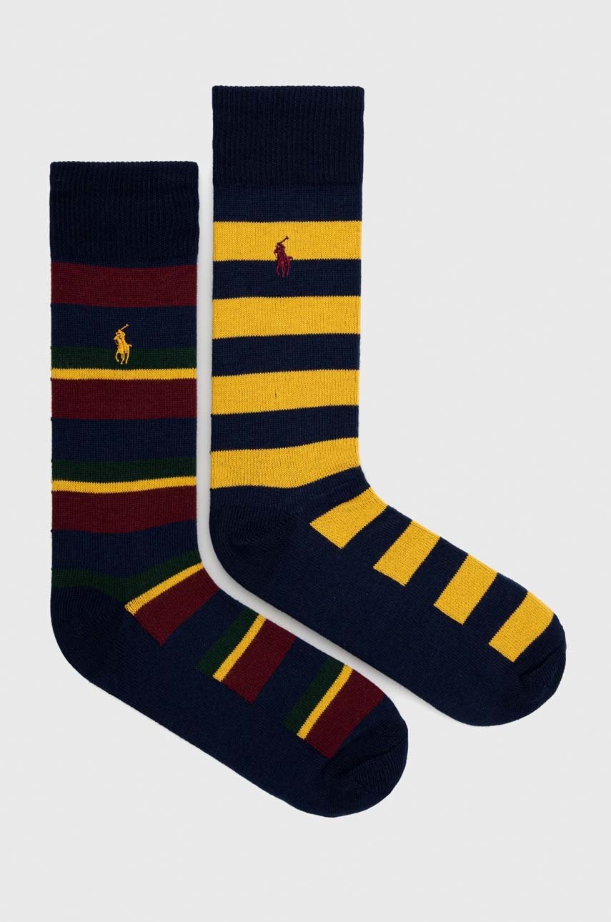 

Чорапи Polo Ralph Lauren (2 броя) в жълто, Жълт