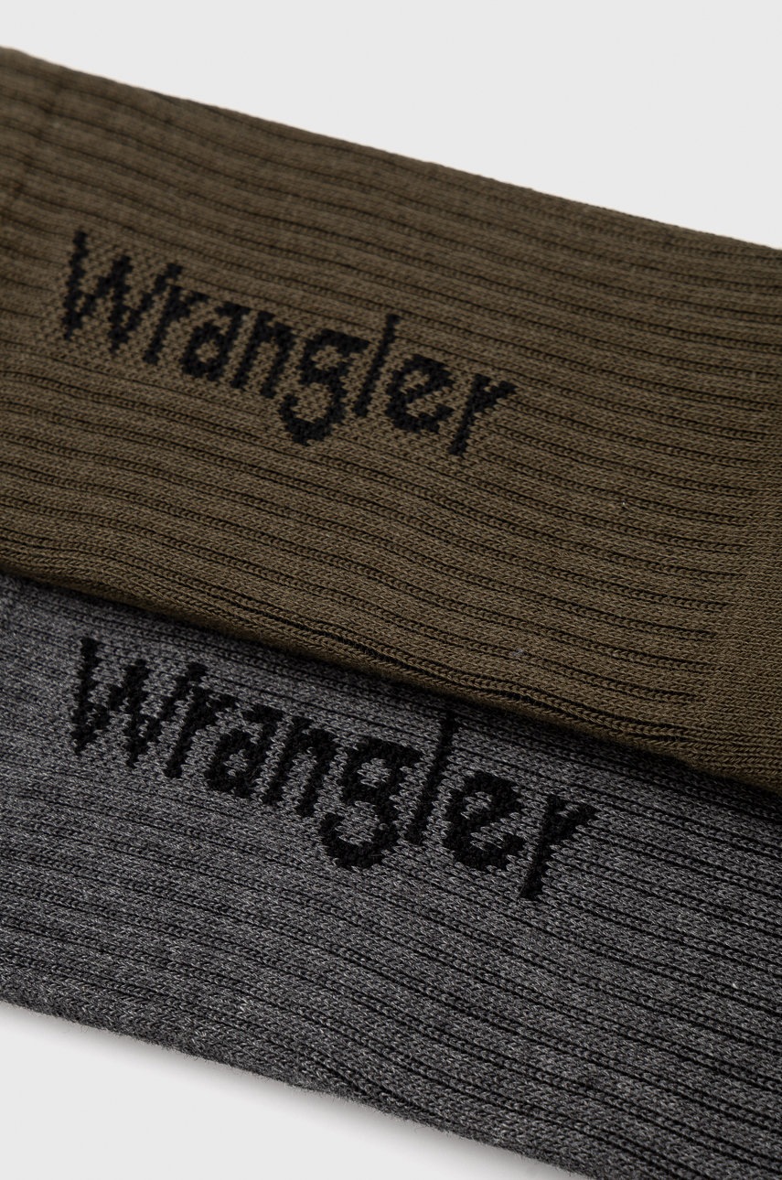 

Шкарпетки Wrangler (2-pack) чоловічі колір зелений