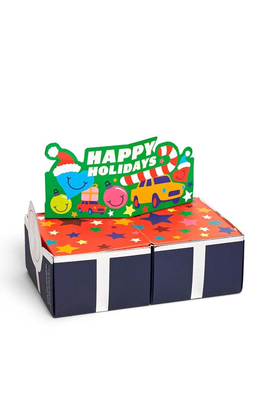 

Чорапи Happy Socks Holiday Vibes Gift (4 чифта), Многоцветен