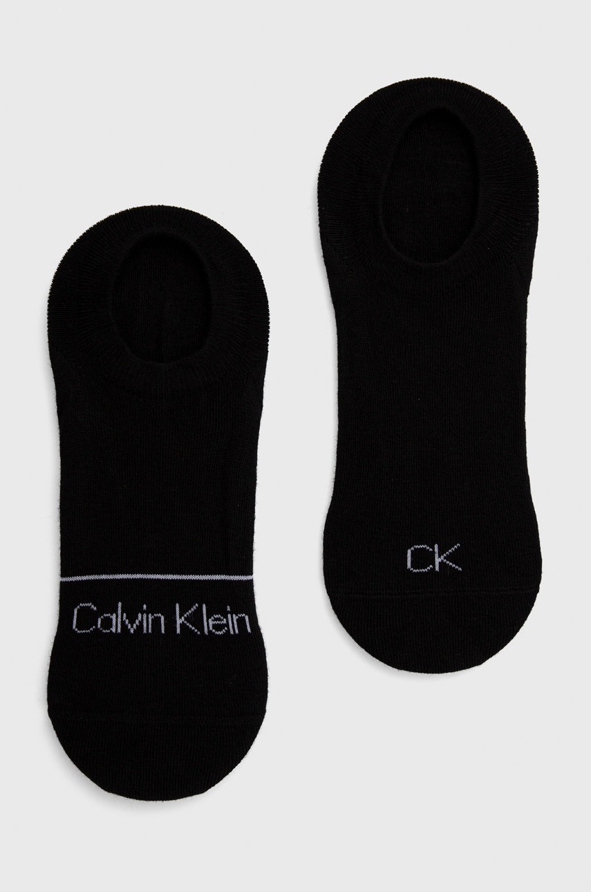 

Чорапи Calvin Klein в черно, Черен