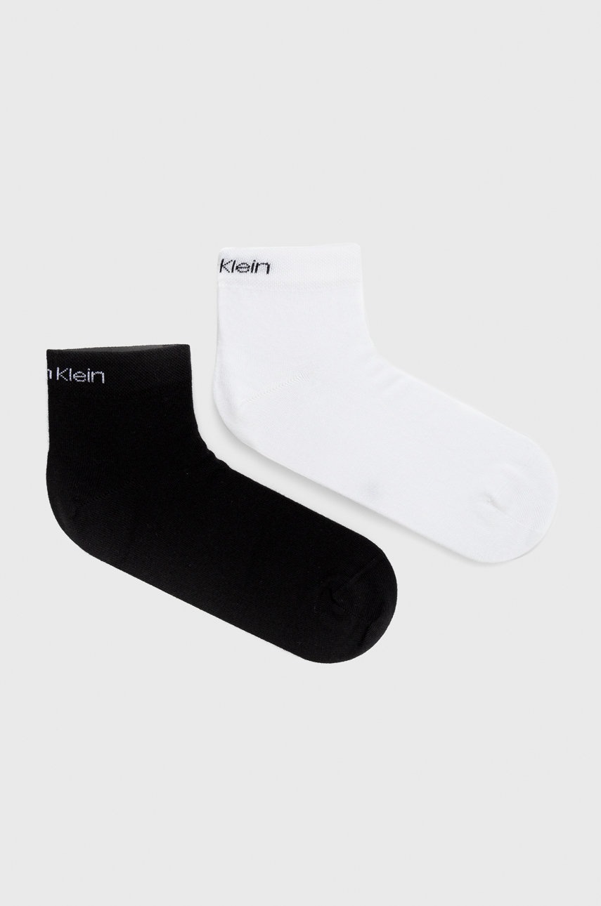 

Чорапи Calvin Klein в черно, Черен