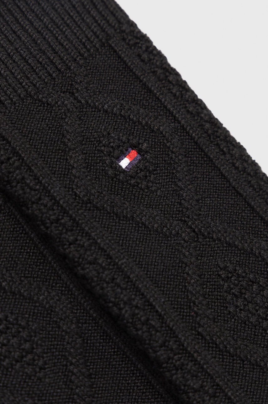 

Шкарпетки з домішкою вовни Tommy Hilfiger колір чорний