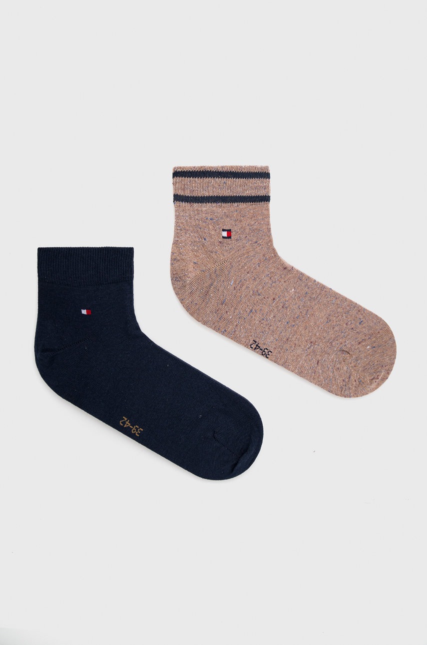 

Чорапи Tommy Hilfiger в кафяво, Кафяв
