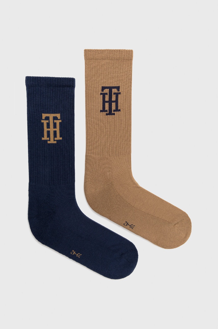 

Чорапи Tommy Hilfiger в зелено, Зелен