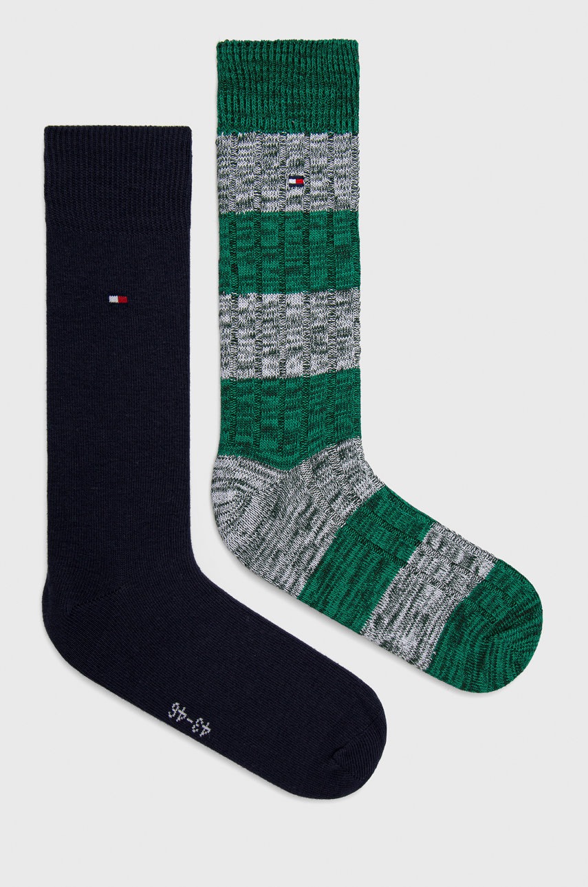 

Шкарпетки Tommy Hilfiger (2-pack) чоловічі колір зелений
