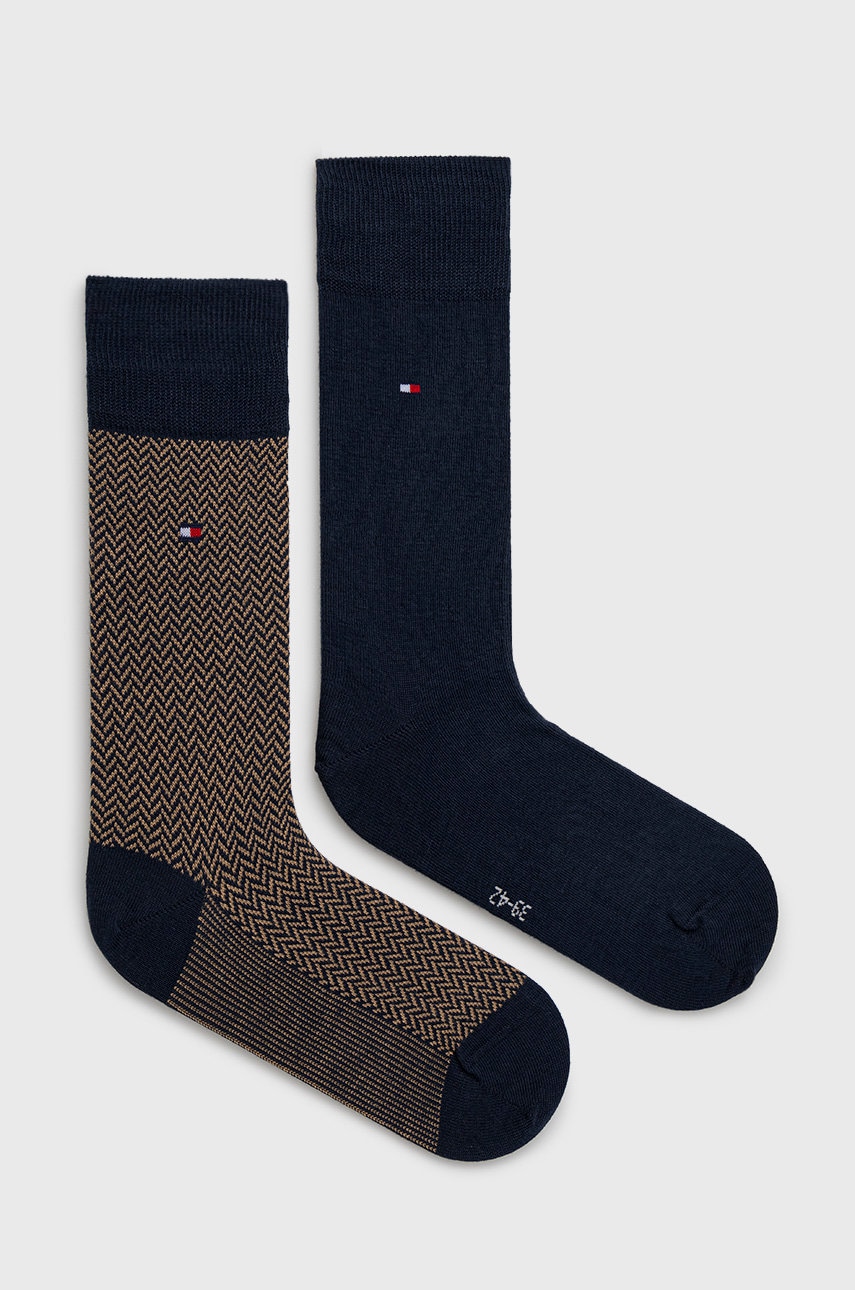 

Чорапи Tommy Hilfiger в кафяво, Кафяв