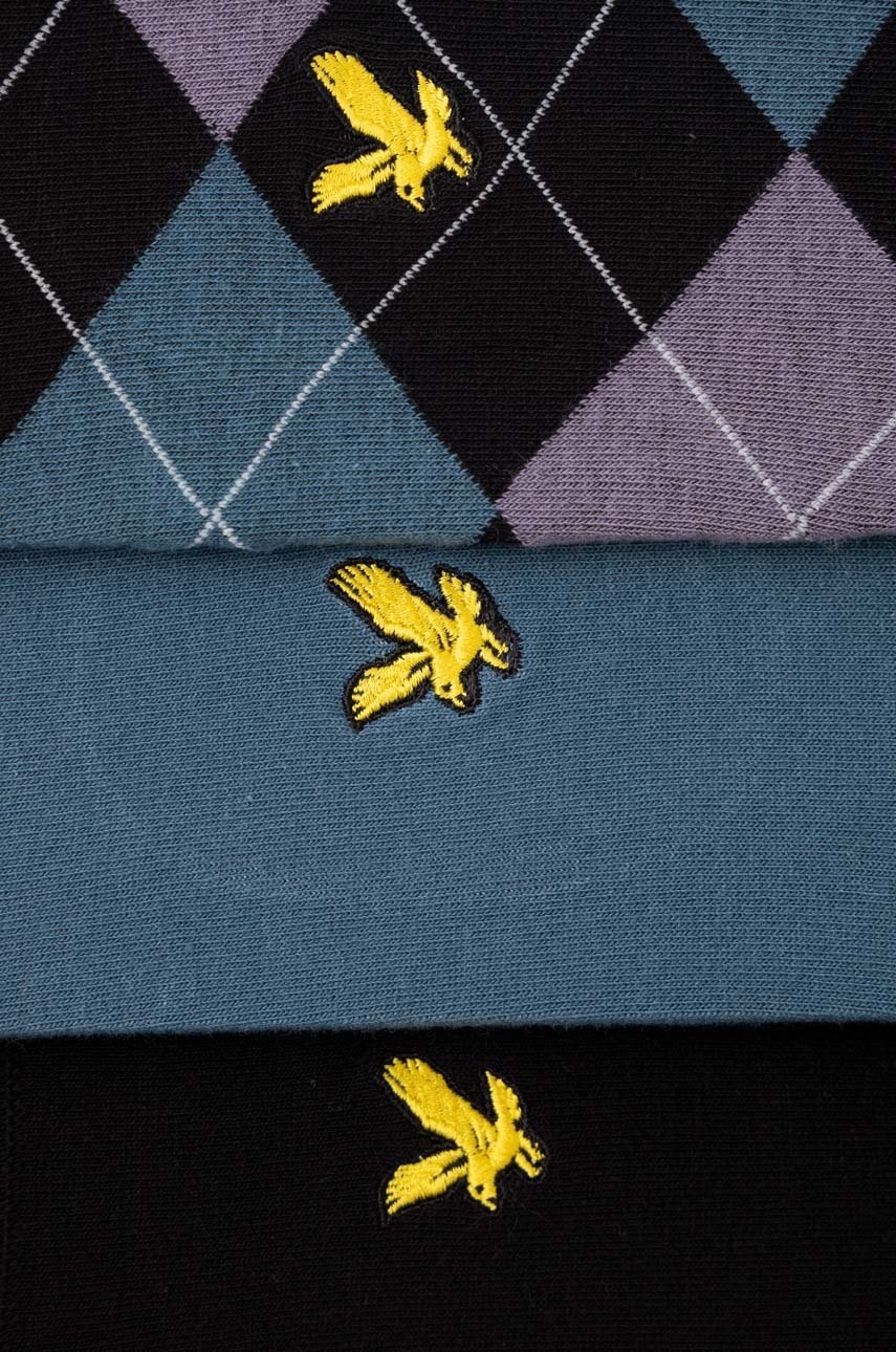 

Шкарпетки Lyle & Scott 3-pack чоловічі колір чорний