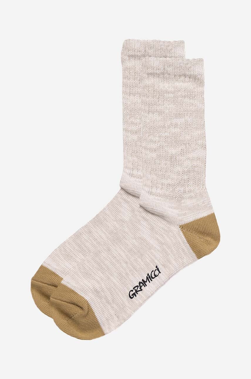 

Шкарпетки Gramicci Soft Rib Crew Socks чоловічі колір фіолетовий 22AW.06-grey