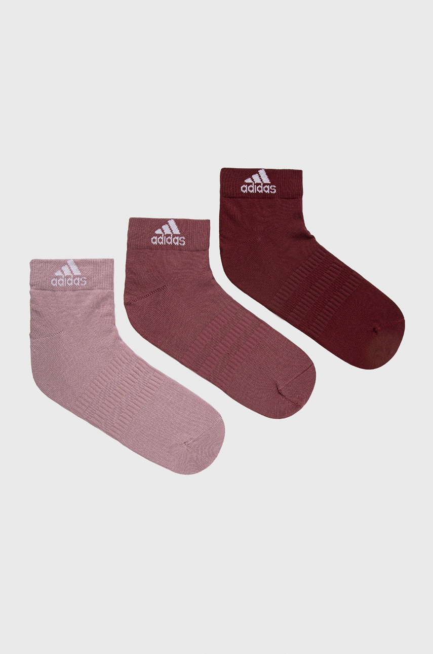 

Чорапи adidas Performance HE4997 (3-pack) в розово, Розов