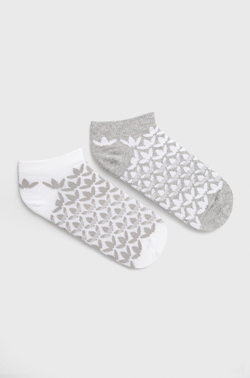 Adidas originals sosete hl9312 (2-pack) culoarea gri