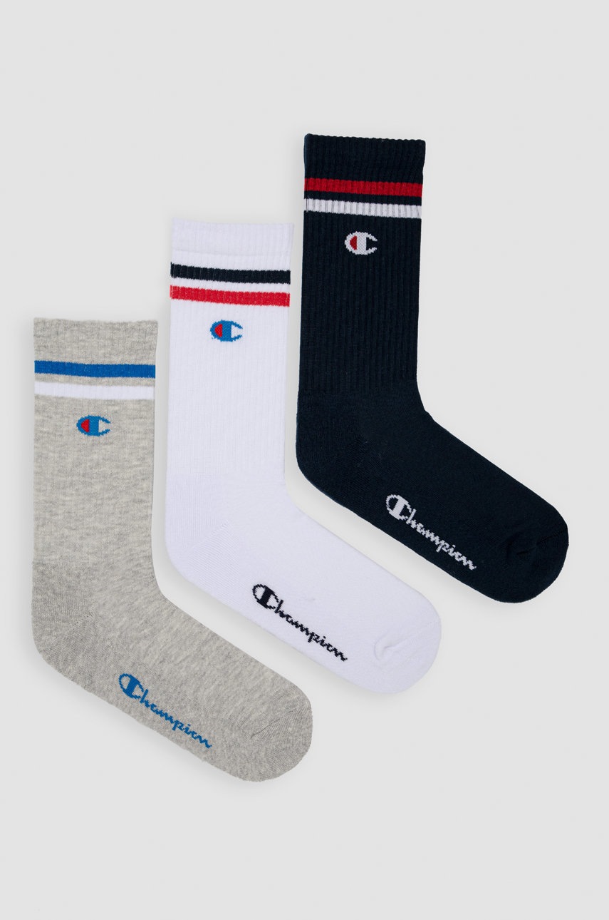 

Чорапи Champion (3 чифта) в сиво, Сив