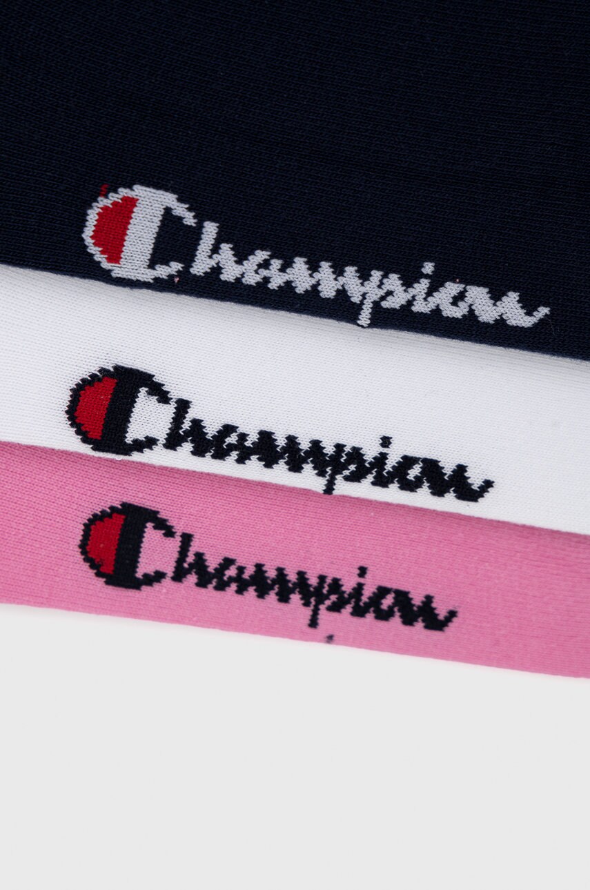 

Носки Champion (3-pack) цвет розовый