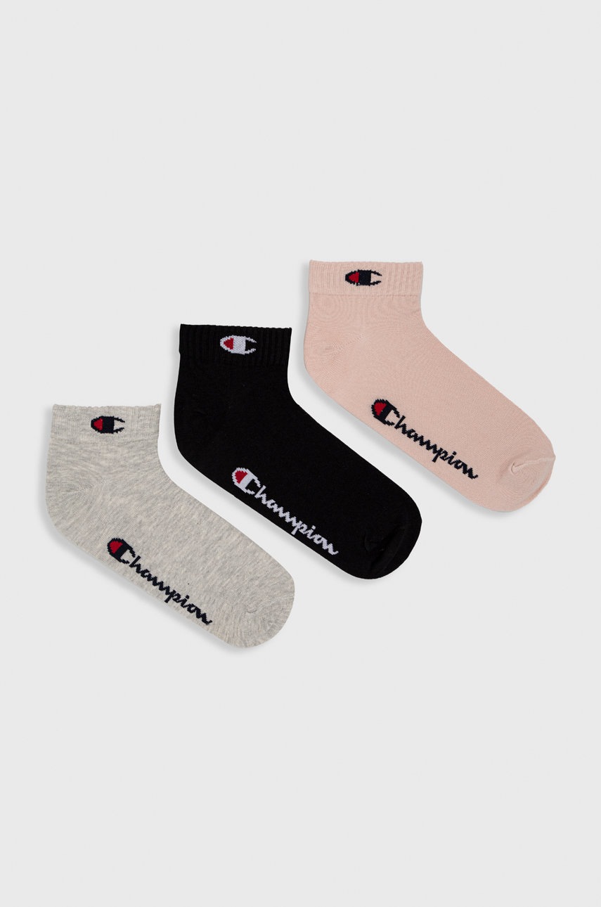 

Чорапи Champion (3 чифта) в розово, Розов