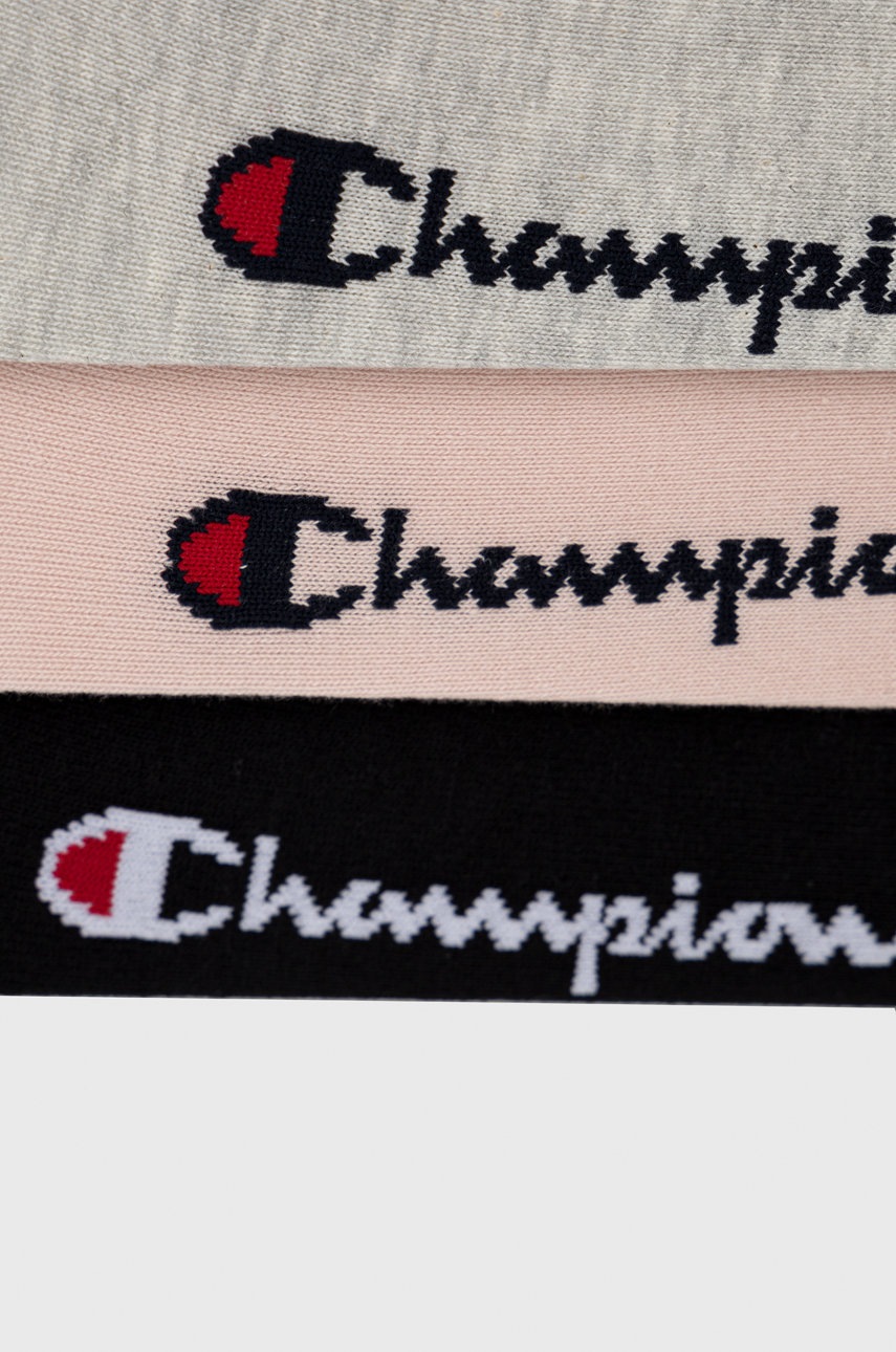 

Носки Champion (3-pack) цвет розовый