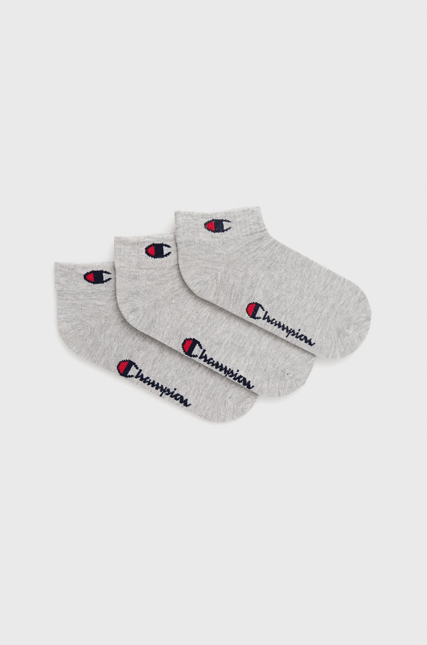 

Чорапи Champion (3 чифта) в сиво, Сив