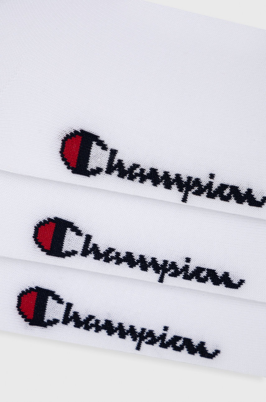 

Шкарпетки Champion (3-pack) колір білий