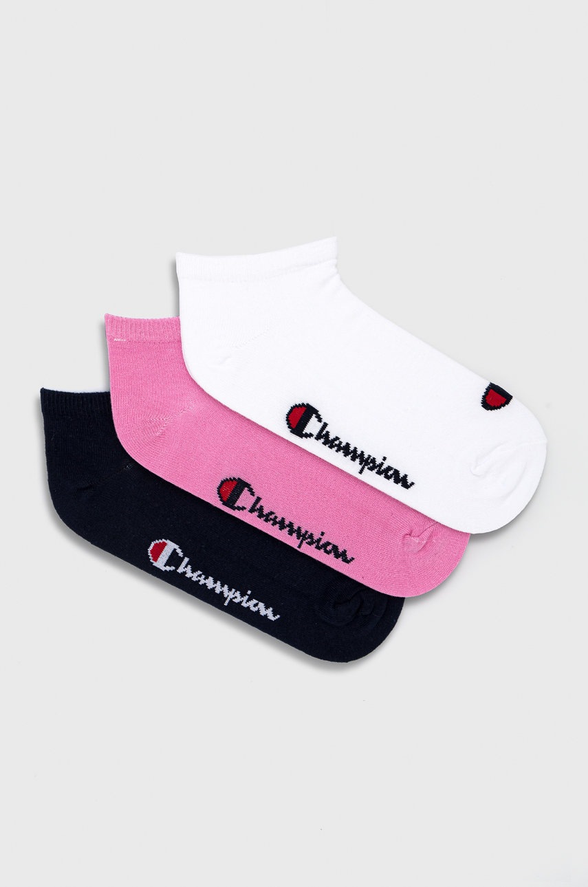 

Чорапи Champion (3 чифта) в розово, Розов