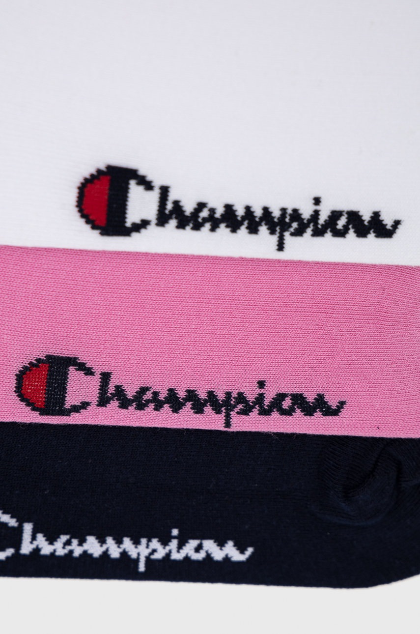 

Носки Champion (3-pack) цвет розовый