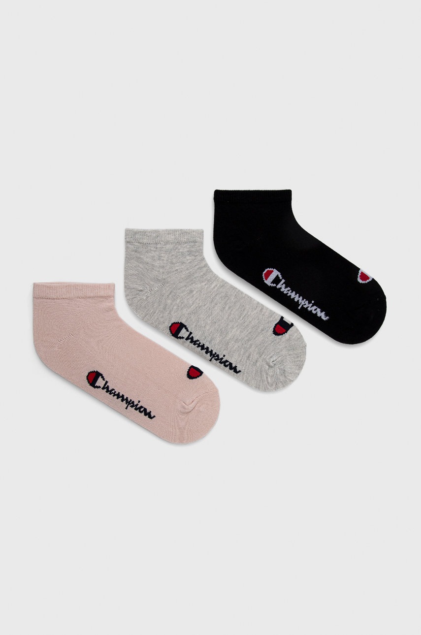 

Чорапи Champion (3 чифта) в розово, Розов