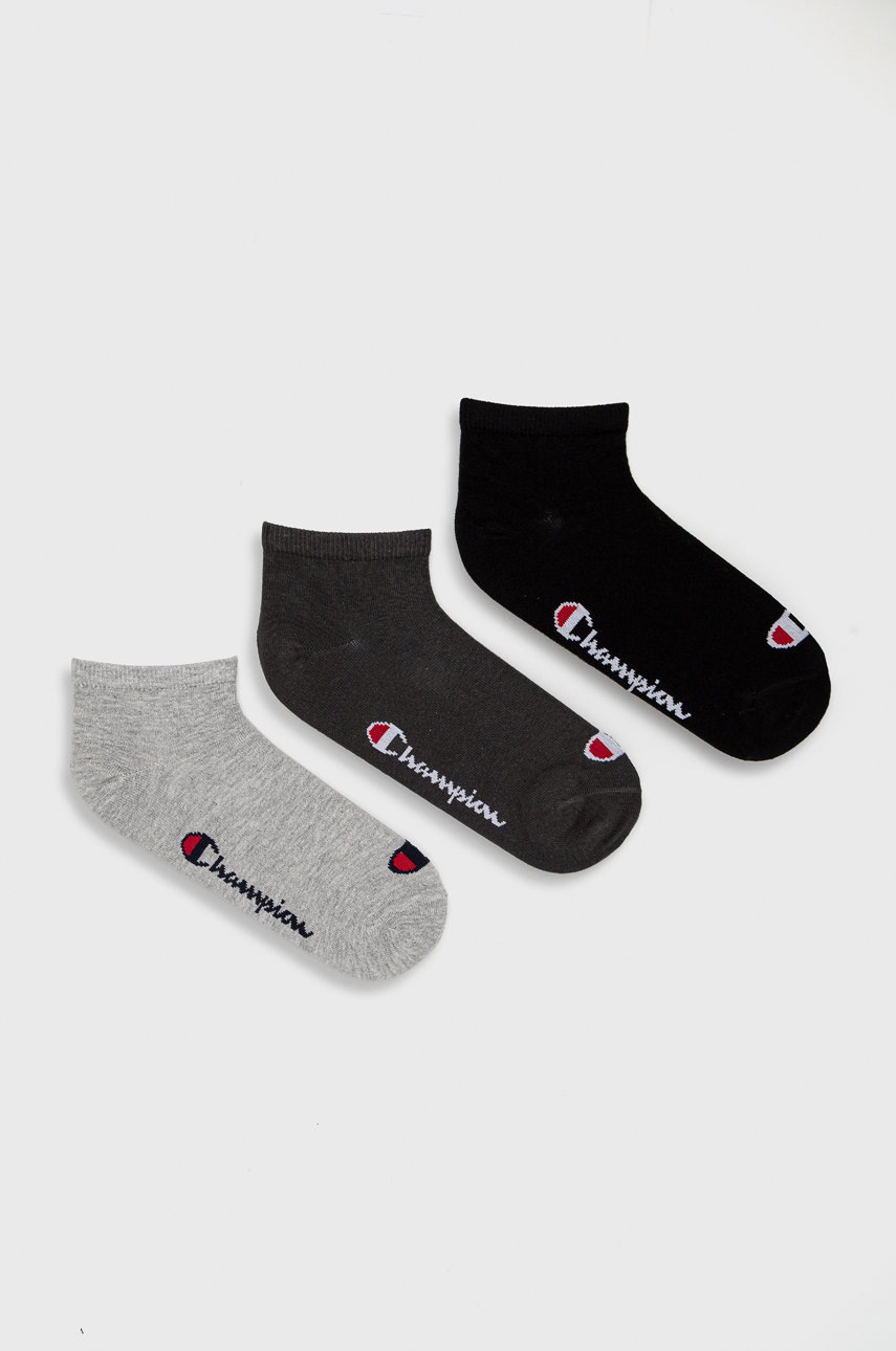 

Чорапи Champion (3 чифта) в сиво, Сив