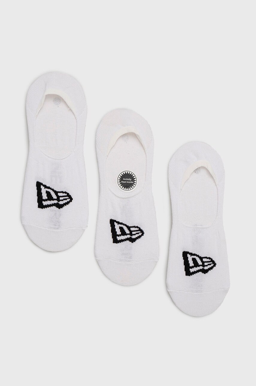 

Шкарпетки New Era (3-pack) колір білий