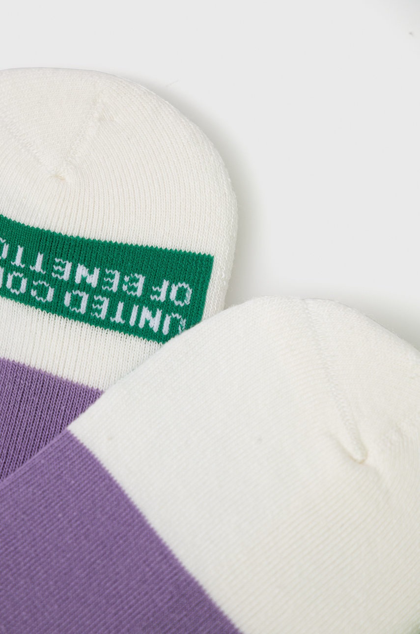 

Шкарпетки United Colors of Benetton колір фіолетовий