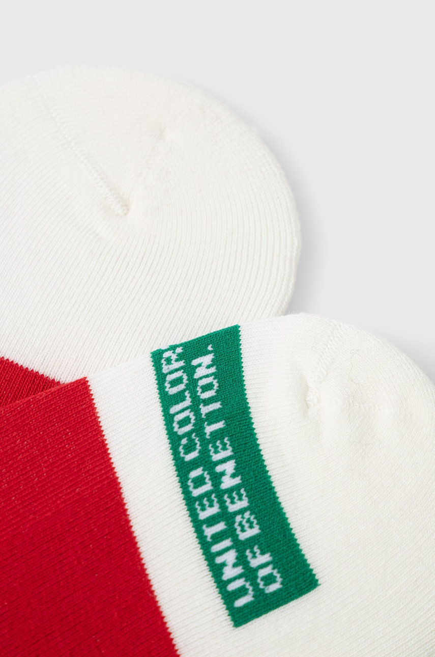 

Шкарпетки United Colors of Benetton колір червоний
