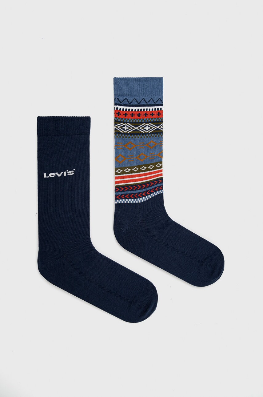 

Чорапи Levi's (2 чифта) в тъмносиньо, Тъмносин