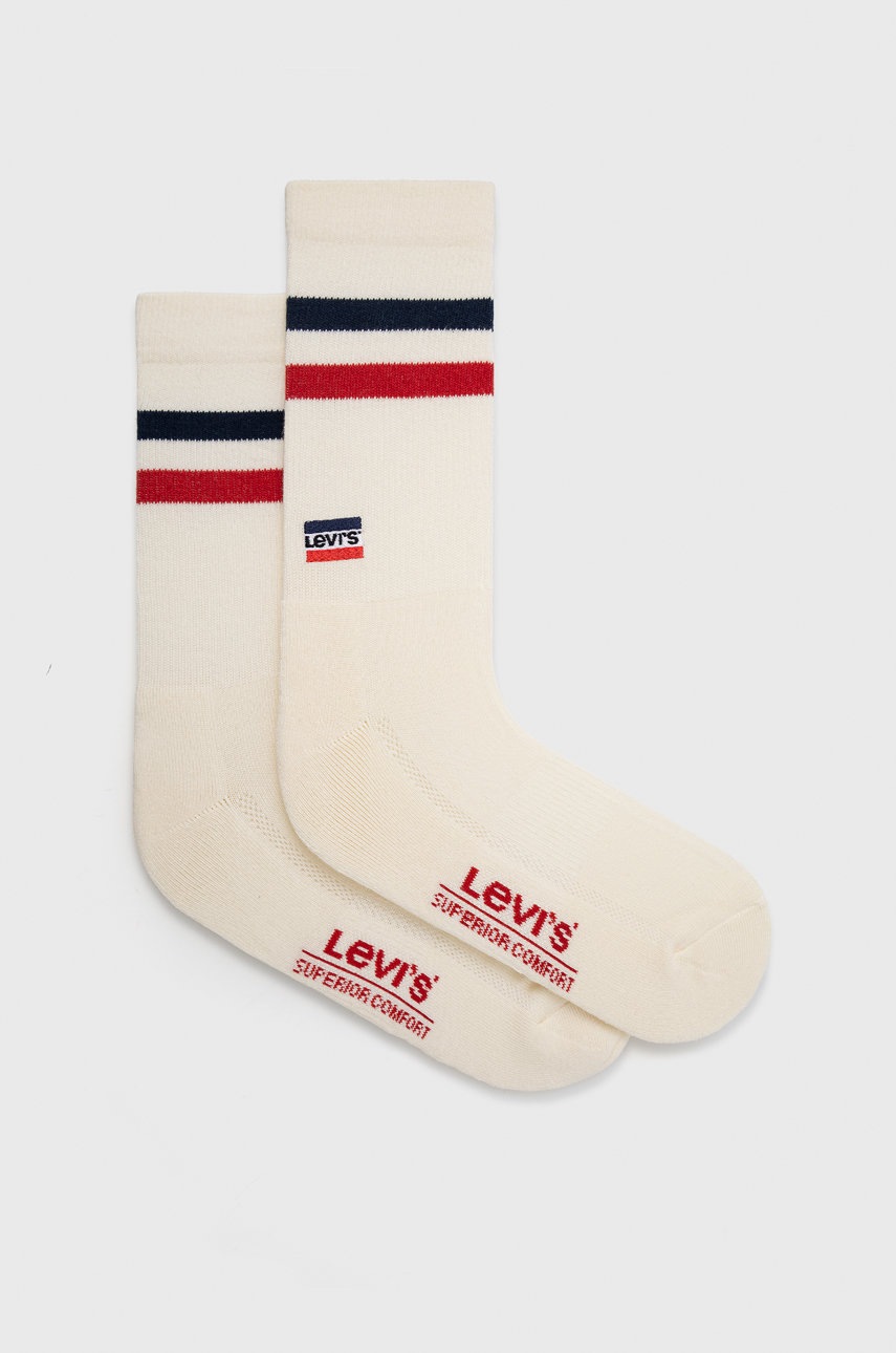 

Чорапи Levi's (2 чифта) в бежово, Бежов