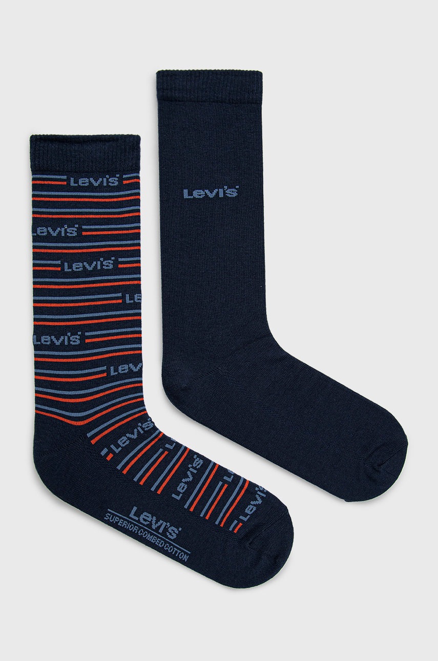 

Чорапи Levi's (2 чифта) в тъмносиньо, Тъмносин