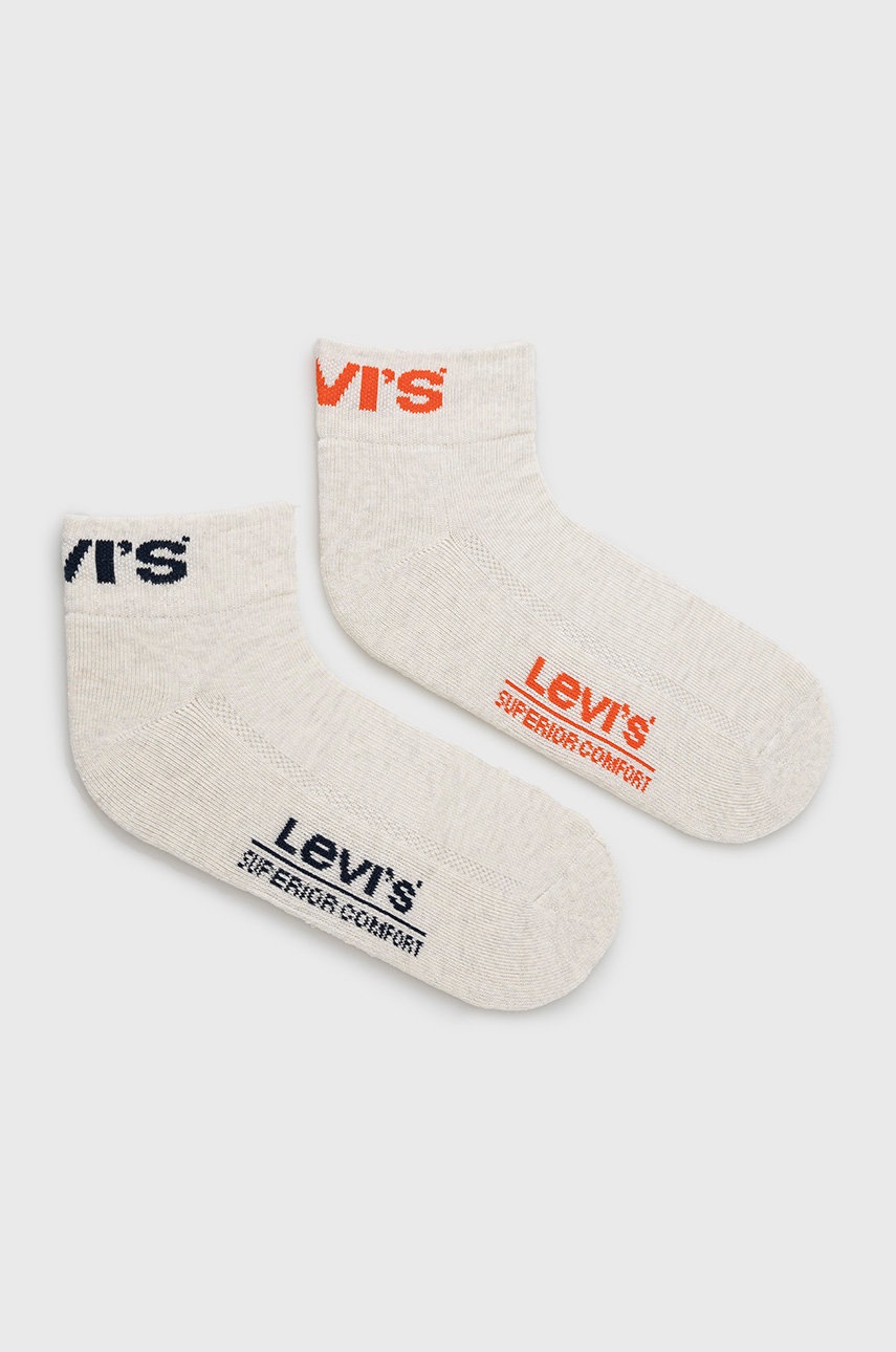 

Чорапи Levi's (2 чифта) в сиво, Сив