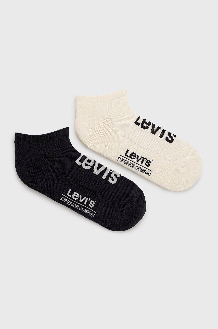 

Чорапи Levi's (2 чифта) в черно, Черен