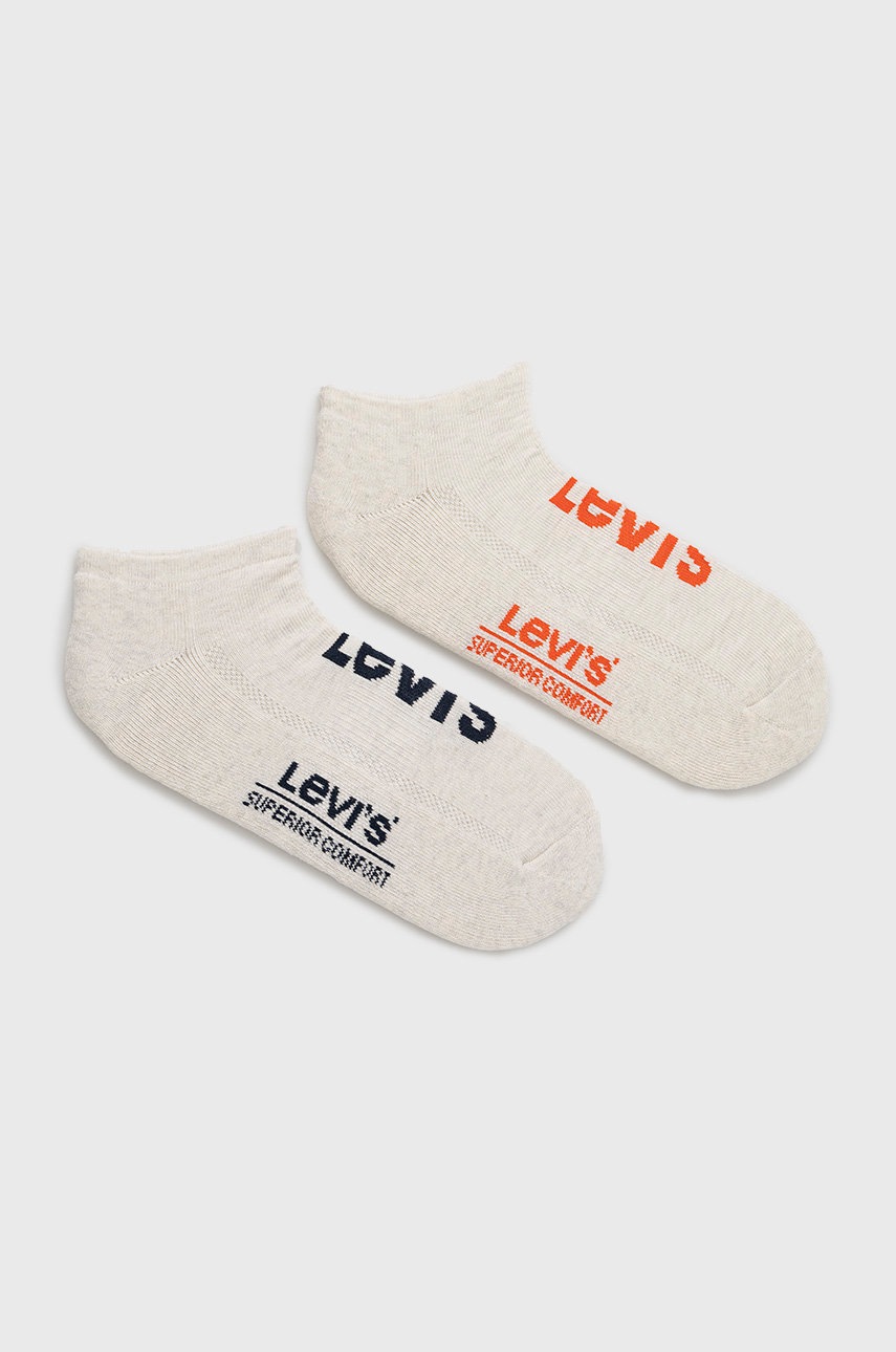 

Чорапи Levi's (2 чифта) в сиво, Сив