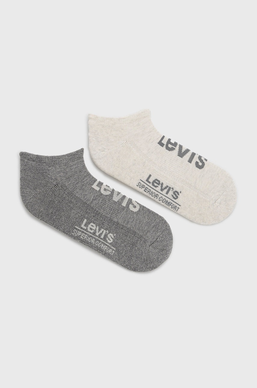 

Чорапи Levi's (2 чифта) в сиво, Сив