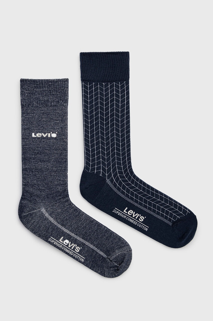 

Чорапи Levi's (2 чифта) в тъмносиньо, Тъмносин
