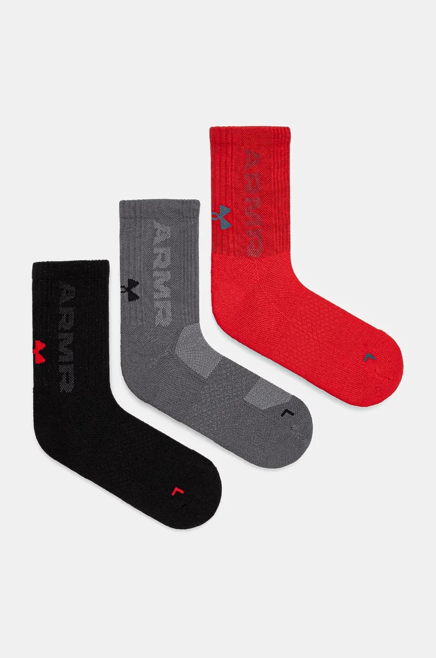 

Чорапи Under Armour (3 чифта) в червено 1373084, Червен