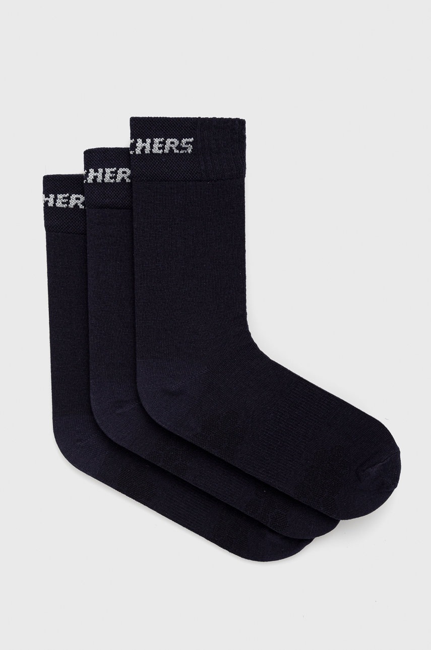 

Чорапи Skechers (3 чифта) в тъмносиньо, Тъмносин