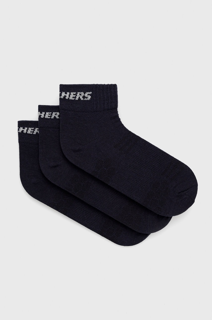 

Чорапи Skechers (3 чифта) в тъмносиньо, Тъмносин