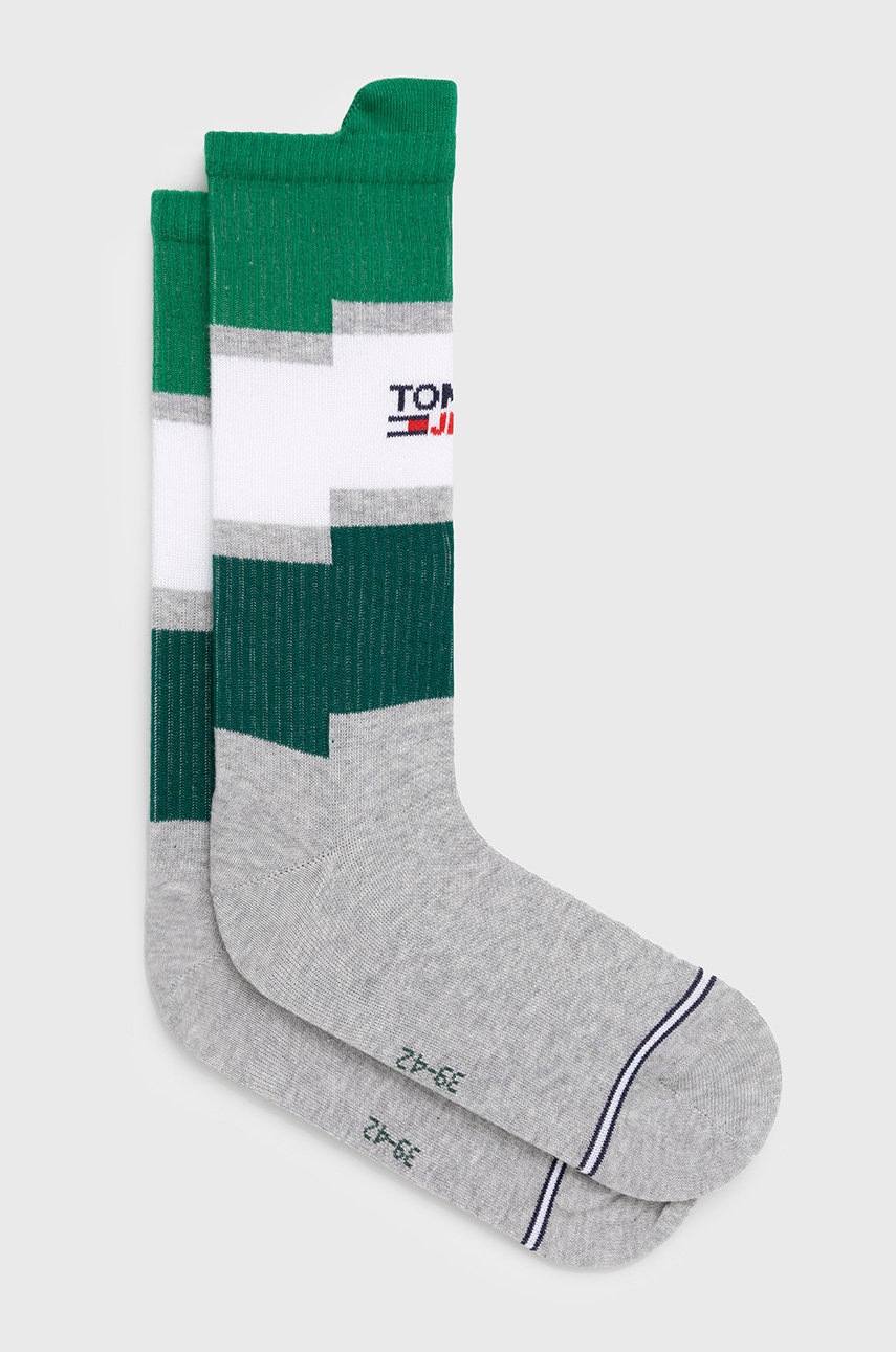 

Чорапи Tommy Jeans в зелено, Зелен