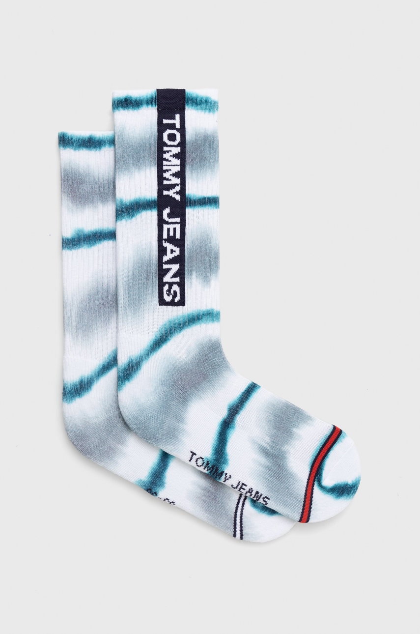 

Чорапи Tommy Jeans в зелено, Зелен