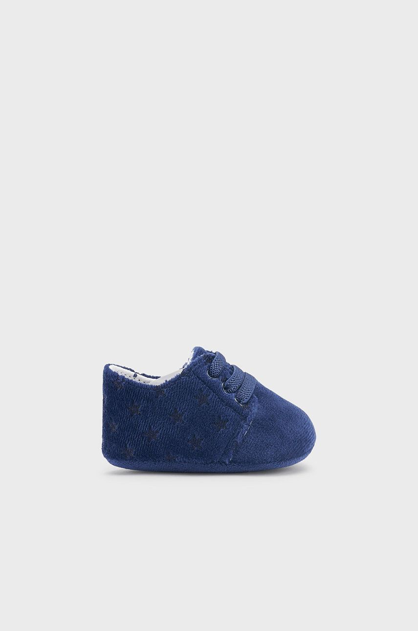 Mayoral Newborn pantofi pentru bebelusi culoarea albastru marin Albastru