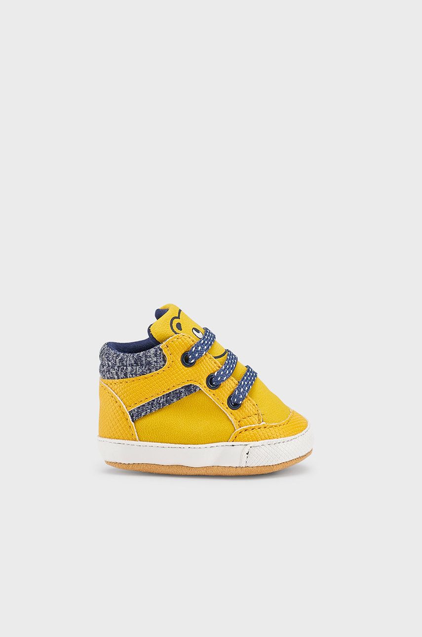 Mayoral Newborn pantofi pentru bebelusi culoarea galben answear.ro