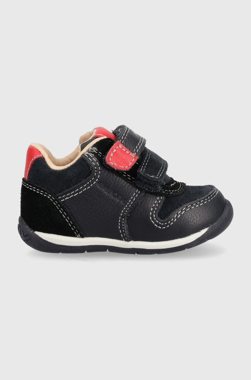 Geox pantofi copii Each Boy culoarea albastru marin