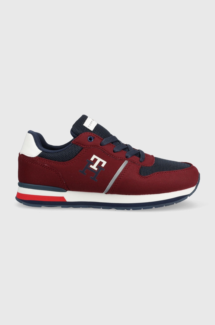 

Дитячі кросівки Tommy Hilfiger колір бордовий