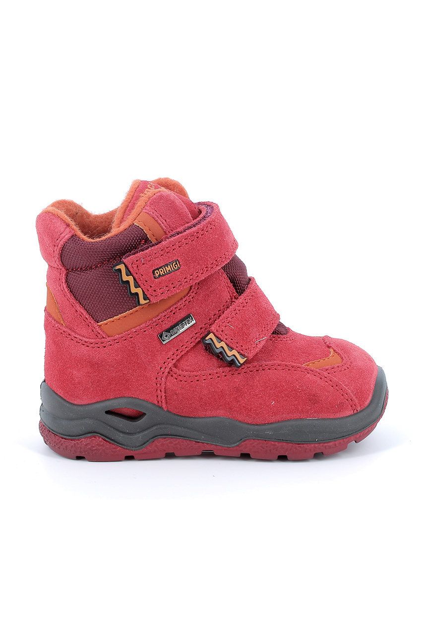 Dětské boty Primigi červená barva - červená -  Svršek: Textilní materiál